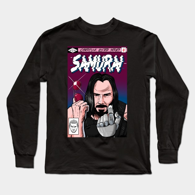 Samurai Long Sleeve T-Shirt by MarianoSan